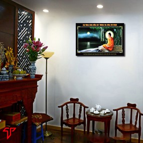 Tranh phật giáo phật thích ca mâu ni